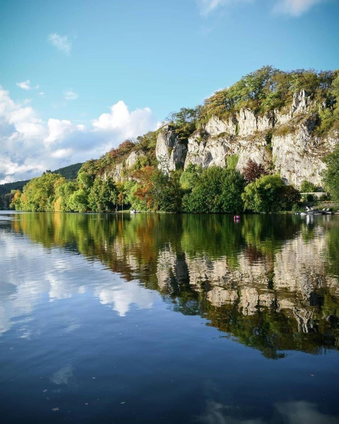 Вилла Pieds Dans L'Eau Private Wellness Bordure De Meuse Люстен Экстерьер фото